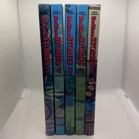 Vintage Uncle Arthur’s Bedtime Stories Complete 5 Volume Set Hardcovers 1970’s - Picture 10 of 15